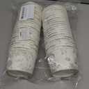 50Pcs Floral Treat Snack Cups Sage Green Flowers Ice Cream Cups 9oz Disposable Green and White Chinoiserie Dessert Bowls for Sundae Frozen Yogurt Soup Birthday Party Supplies