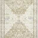 BILEEHOME Boho Runners for Hallway,3x10 Non Slip Washable Neutral Rustic Modern Farmhouse Persian Runner Rugs for Kitchen, 3 x 10, Light Tan Brown and Beige Coffee