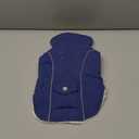 Malier Winter Coat, Windproof Cold Weather Coat with Real Pocket, Extra Warm Dog Fleece Jacket Reflective Clothes for Small to Large Dogs and Puppy (Navy Blue, Small)