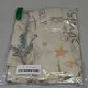 Artoid Mode Pine Branch Ornament Merry Christmas Placemats Set of 4, 12x18 Inch Seasonal Winter Table Mats for Party Kitchen Dining Decoration (Beige)