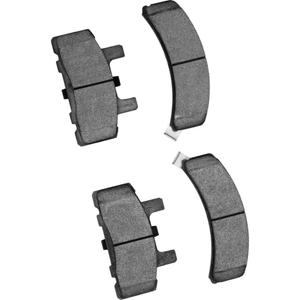 Front Disc Brake Pad Set for Chevrolet C1500 1990-1999 for Tahoe 1998-2000 for Cadillac Escalade 1999-2000 for Cadillac Fleetwood 1990-1992 for Chevrolet C1500 Suburban 1997-1999 1 Piece