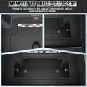 Center Console Vault for 2023 2024 2025 Chevy Silverado 1500/ GMC Sierra 1500 2500 3500 HD, Hidden Console Safe with Digital Lock, Durable Carbon Steel Console Safe Organizer Lock Box