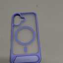 TORRAS for iPhone 16 Case Translucent Blue | Strong Magnetic & Seamless Stand, Fit for MagSafe, Military-Grade Drop Protection, Sturdy Adjustable Built-in Kickstand, Slim Matte Finish