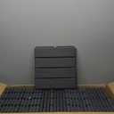 36 sq. ft Plastic Interlocking Deck Tiles, 36 Pack, 12"x12" Waterproof Outdoor Flooring All Weather Use, Patio Floor Decking Tiles for Porch Poolside Balcony Backyard, Dark Grey
