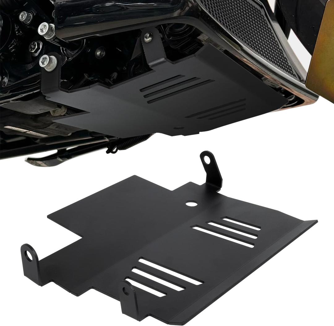 Skid Plate Compatible with Harley Touring Street Glide, CVO Street Glide, Road Glide, CVO Road Glide 2024-2026 Aluminum Engine Protection Guard