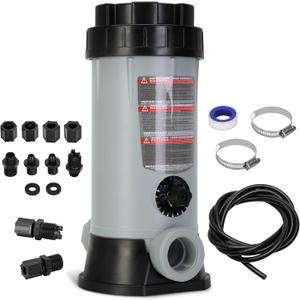 CL220 Off-line Automatic Pool Chlorinator for Swimming Pool Ponds Garden,Replacement for Hayward Chlorine Feeder,Economy in-Line Above-Ground Pool Automatic Chlorine Bromine Feeder,Easy to Install