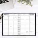 AT-A-GLANCE 2026 Appointment Book Planner, Weekly, 8" x 11", Large, Quarter-Hourly, DayMinder, Black (G5200026)