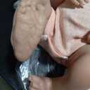 RXDOLL 18 Inch Lifelike Reborn Baby Dolls Similar Silicone Full Body Vinyl Girl Realistic Newborn Baby Dolls That Look Real Anatomically Correct Washable Toy Xmas Gifts