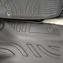 Floor Mats Fit for 2019-2025 Chevy Silverado 1500/GMC Sierra 1500, Car Mats for 2020-2025 Chevrolet Silverado/GMC Sierra 2500HD/3500HD Crew Cab Floor Liners with Factory Carpeted Storage, Black