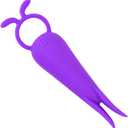 Quiet Powerful Silicone Mini Vibrator with 10 Modes for Travel, Rechargeable Sex Toys with Soft Smooth Tentacles to Clitoris Nipple Penis Stimulation Massager for Women, Men and Couples