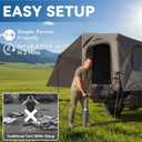 Inflatable Truck Bed Tent, PU3000 Waterproof Pickup Shelter for 5.5-8ft Bed