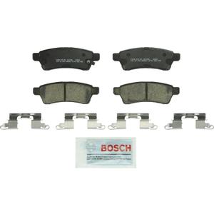 BOSCH BC1100 QuietCast Premium Ceramic Disc Brake Pad Set - Compatible with Select Nissan Frontier, Xterra; Suzuki Equator; REAR