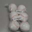 Tballs Training Baseballs Sponge Rubber Core, Reduced Impact Safety Baseballs, Unmarked Tee Ball Practice Baseball for League Play, Pitching, Hitting, Fielding, Autograph, Gifts