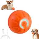 YXtecd 2025 New Interactive Dog Toys, Automatic Moving Dog Toy Vibrating Dog Ball, Rechargeable Bouncing Ball for Dogs, Shaky Ball Toy for Dogs for Small, Medium, Large Dogs(Orange) Set of 2