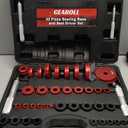 Bearing Press Kit, Bearing Race and Seal Driver Set, Bearing Race Punch Set with Seal Driver and Bearing Adapters, Bearing Seal Driver Kit (43 Piece Bearing Press Kit)