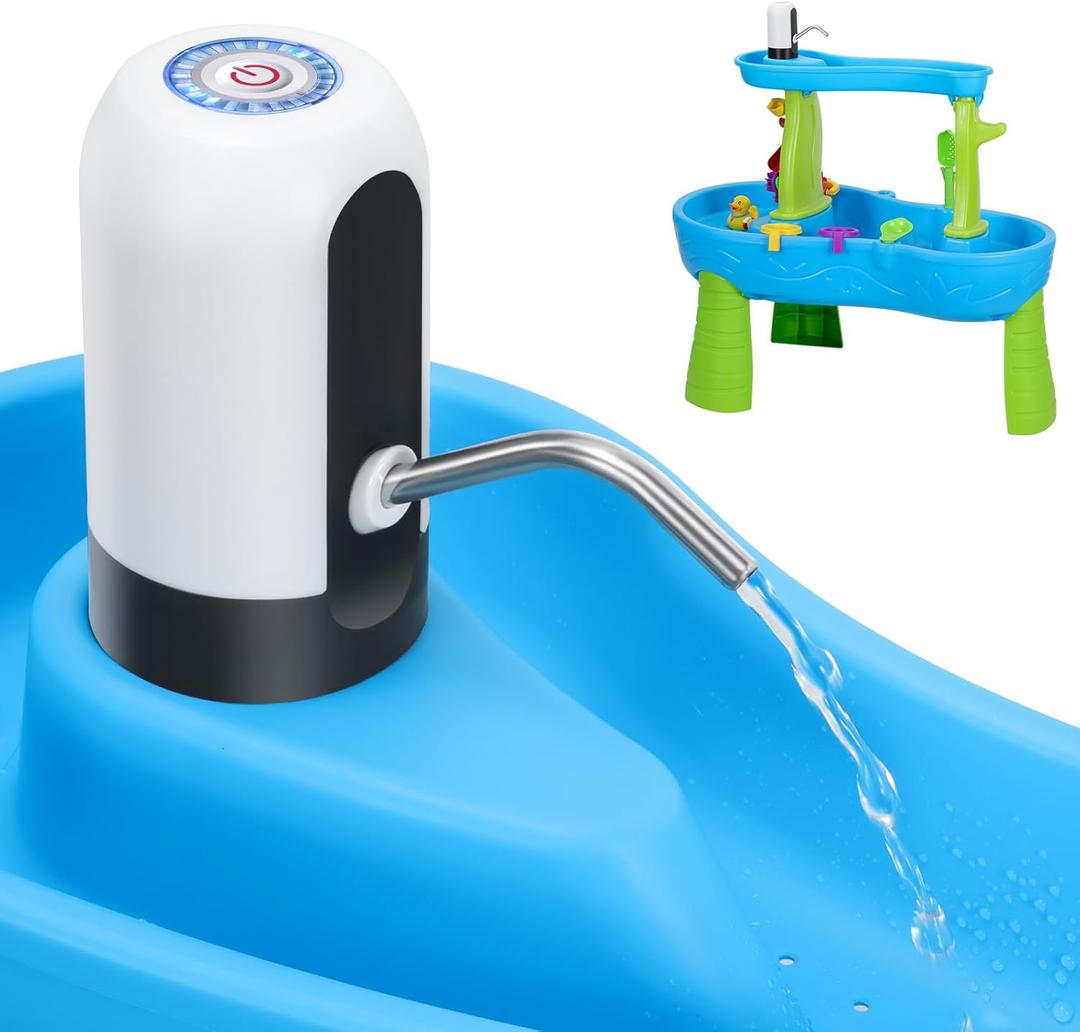 Water Table Pump,Kids Water Pump for Water Table,Water Table Accessories Small Cordless Water Pump for Water Table Fun Summer Outdoor Activities