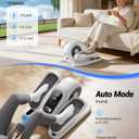 UMAY Under Desk Elliptical Machine, Electric Eclipse Leg Exerciser While Sitting for Seniors with 12 Speeds, Foot Peddler Exercise Machine, Manual & Auto Mode, Seated Pedal Exerciser for Home Office