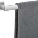 Towel Bar for Bathroom 28 Inch Brushed Nickel Towel Holder 12/16/20/24/28/32/36 Inch Stainless Steel SUS304 Rustproof Towel Rack Modern Square Towel Rod for Bathroom Wall (1, Brushed Nickel, 28 Inch)