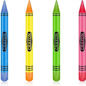 Giant Inflatable Crayons Balloon - Back To School Balloons Decorations - Party Supplies and Gifts - (4Crayons)