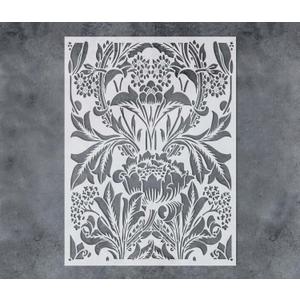 GSS Designs Large Vintage Art Paint Flower Stencils SL-287 (Flower 16'' x 21'')