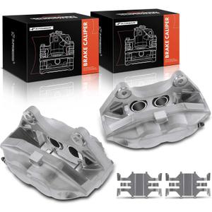A-Premium Disc Brake Caliper Assembly Compatible with Nissan and Infiniti Models - 370Z 2009-2019, FX50 2009-2013, G37 2008-2013, M37/M56 2011-2013, Q50, Q60, Q70, Q70L, QX70 - Front Side