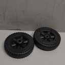 G206-0025-W1 Grill Wheels Replacement Parts for Charbroil Wheel Kit 463722403 463720115 463720114 463722715 Kenmore BBQ Wheels 415.15476 Thermos 461611514 6 Inch 4156956 Plastic Black Blow Molded 2PCS