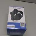 Upgraded Travel Pillow, U-Shaped Airplane Head Strap for All Heights, 360 Support, 3D Sleep Mask, 100% Light Blocking, Long Flights Essentials Headrest, Stop Bobblehead, Black