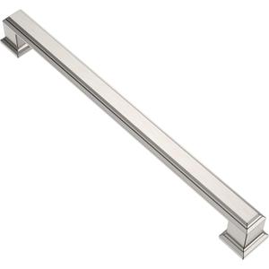 Alzassbg 10 Pack Brushed Satin Nickel Cabinet Pulls, 7-1/2 Inch(192mm) Hole Center Cabinet Handles Kitchen Pulls for Cabinets and Drawer AL3071SN
