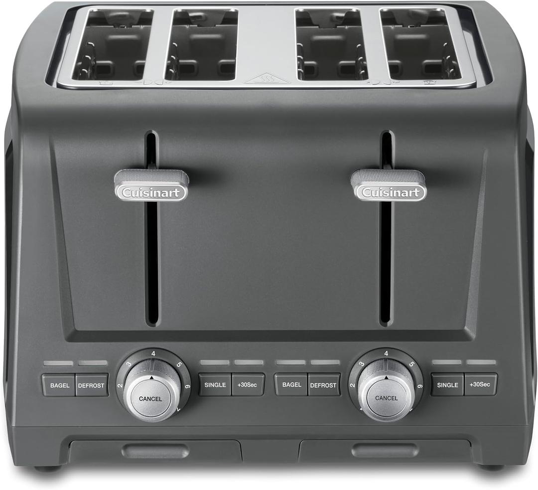 Cuisinart 4-Slice XL Slot Toaster, Extra-Wide Slots, 7 Shade Setting, Stone