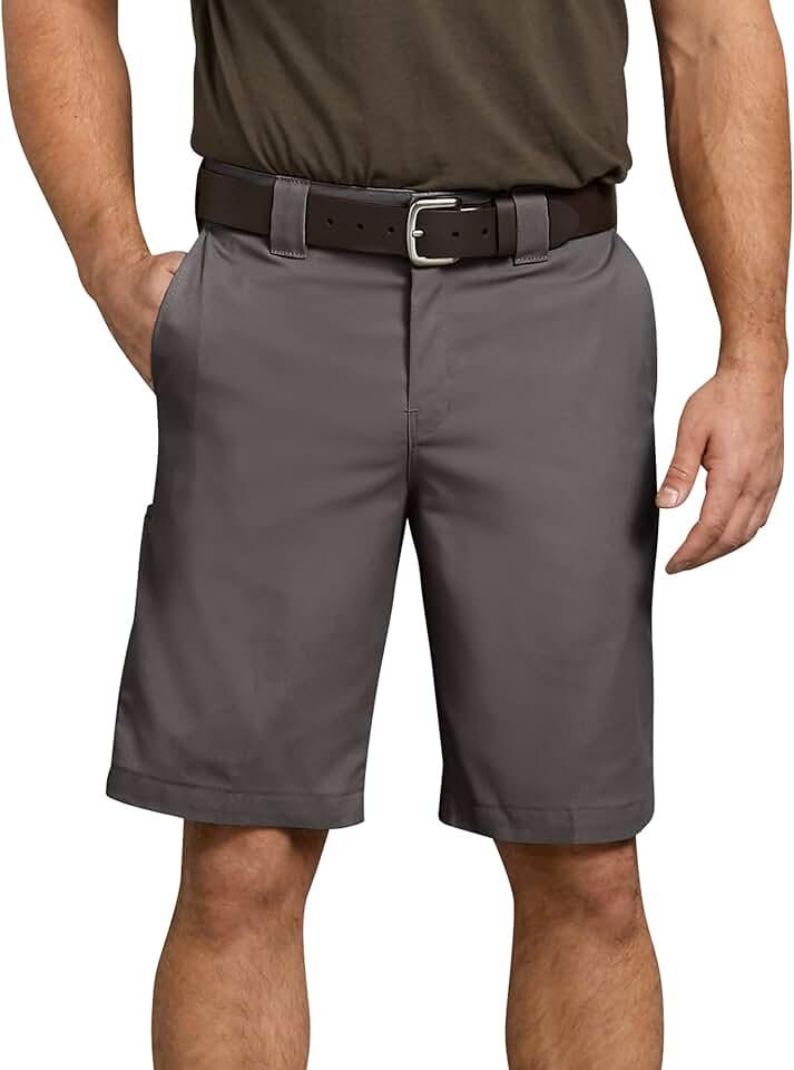 Dickies Men's 11 Inch Relaxed Fit  Size 36 Grey Shorts