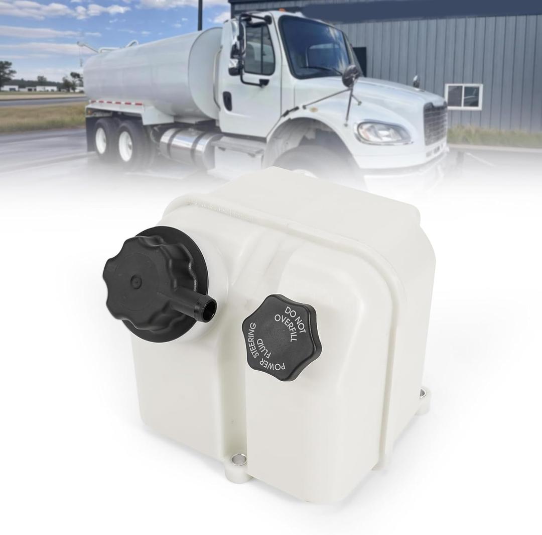 A14-17924-000 Power Steering Fluid Reservoir Compatible with Freightliner Cascadia (20162022) & M2 106 (20172021) Heavy Duty Truck