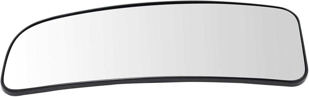 TRQ Lower Towing Mirror Glass with Backing Plate RH Right Passenger Side for 2004-2015 Nissan Titan
