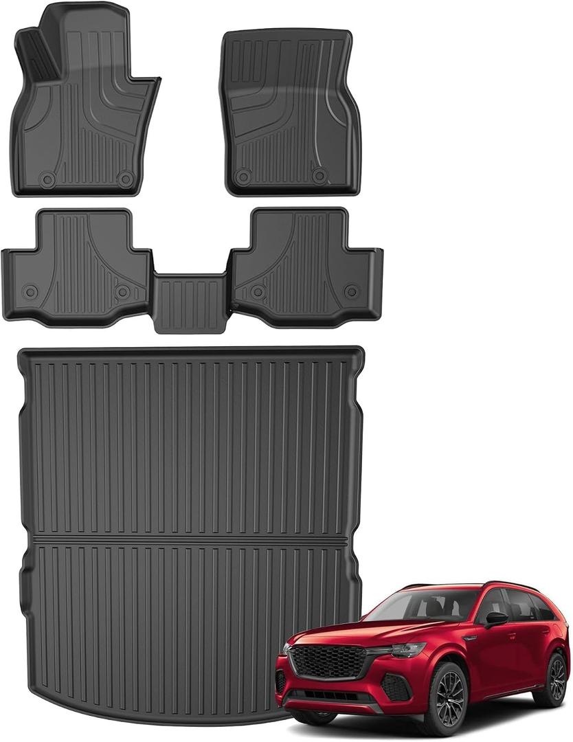 AOMSAZTO Floor Mats Set for 2025-2026 Mazda CX-70 & CX70 PHEV