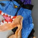 Max Fun Adult Inflatable Dinosaur Costume Blow Up Ride On T Rex Suit for Halloween Funny Dino Cosplay Outfit for Women Men Prehistoric Party Costume