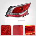 Huray Right LED Tail Light Fit for Nissan Altima 2013 2014 2015 RH Taillight Tail lamp Rear Brake Lamp Assembly Replacement Accessory Replacement for NI2801196 (Passenger Side)