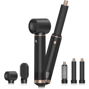 5 in 1 Blow Dryer Brush Ionic Hot Air Styler Hair Dryer Brush Wrap Styler Blow Dryer Set Hair Styling Tools