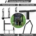 Lawn Aerator - Manual Core Aerator Tool & Yard Aerator, Hollow Tine Soil Plug Aerator for Lawn Care, Sturdy Turf and Grass Aeration Tool