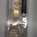 MioHHR Solid Stainless Steel Band Compatible with Apple Watch 42mm (Series 11 10), Metal Strap with Soft TPU Case for iWatch Series 11/10 42mm Women and Men, Gold