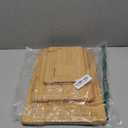 Freshware Wood Cutting Boards for Kitchen - Bamboo Cutting Board Set of 3, Cutting Boards with Juice Grooves, Serving Board Set, Chopping Board for Meat, Veggie, Easy Grip Handle (9x6", 12x8", 15x10")