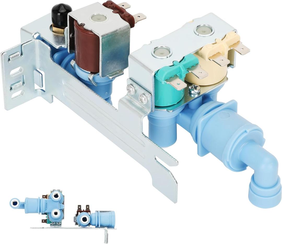 Upgraded 242252702 240531101 Refrigerator Water Inlet Valve Compatible with Frigidaire Kenmore Crosley Electrolux, Replace 240505101 240505102 240508101 240508102 241734301