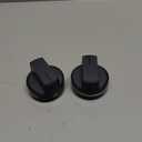 W10339442 Whirlpool Stove Knobs Cooktop Surface Burner Control Knobs Black Compatible with Whirlpool Gas Range/Stove/Oven - Repalces: W10339442, WPW10339442VP, 2311008, AP6019877 (2 Pack)