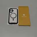 Miracase for iPhone 16 Case 6.1'', Full-Body Bumper Phone case with Built-in Full Glass Screen &Camera Control,No Gap,Compatible with MagSafe,Drop Proof 16 Cover,Black (Magnetic Classic Black)