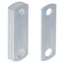 6 Pack Trailer Sandwich Plate for Brake Line Mounting and Trailer Frame Reinforcement, Hot-Dip Galvanized Steel