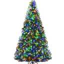 9 ft. Pre-Lit LED Hinged Artificial Christmas Tree with 1000 LED Lights and Stand