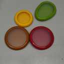 SOOPLEU Avocado Saver and Tomato Holder - Set of 4 Reusable Storage Containers for Fridge - Ideal for Garlic, Onions, Lemons, and Potatoes