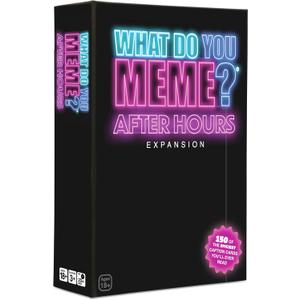 WHAT DO YOU MEME? After Hours by Relatable, The Explicit Expansion Pack for Game Night, Board Games, Adult Games, and Party Games, Includes 150 Caption Cards to Play with Full-Sized Game WHAT DO YOU MEME? After Hours by Relatable, The Explicit Expansion Pack for Game Night, Board Games, Adult Games, and Party Games, Includes 150 Caption Cards to Play with Full-Sized Game