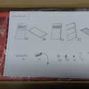 TimberAura Power Tool Organizer Wall Mount, Includes Power Strip, RED