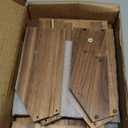 G.a HOMEFAVOR Fruit Basket: 2Tier Acacia Wood Fruit Bowl for Kitchen, Fruit Stand Storage Holder for Vegetables and Snack Home Kitchen Countertop Organizer (Selfassembly)