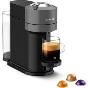 Nespresso De'Longhi Nespresso Vertuo Next ENV 120.GY Coffee Capsule Machine
Coffee Machine with 5 Cup Sizes, Barcode Detection, Simple One-Touch Operation, Centrifusion