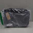 BAGSMART Toiletry Bag Travel Bag with Hanging Hook, Water-resistant Makeup Cosmetic Bag Travel Organizer for Accessories, Shampoo, Full-size Container, Toiletries (Black, Medium)